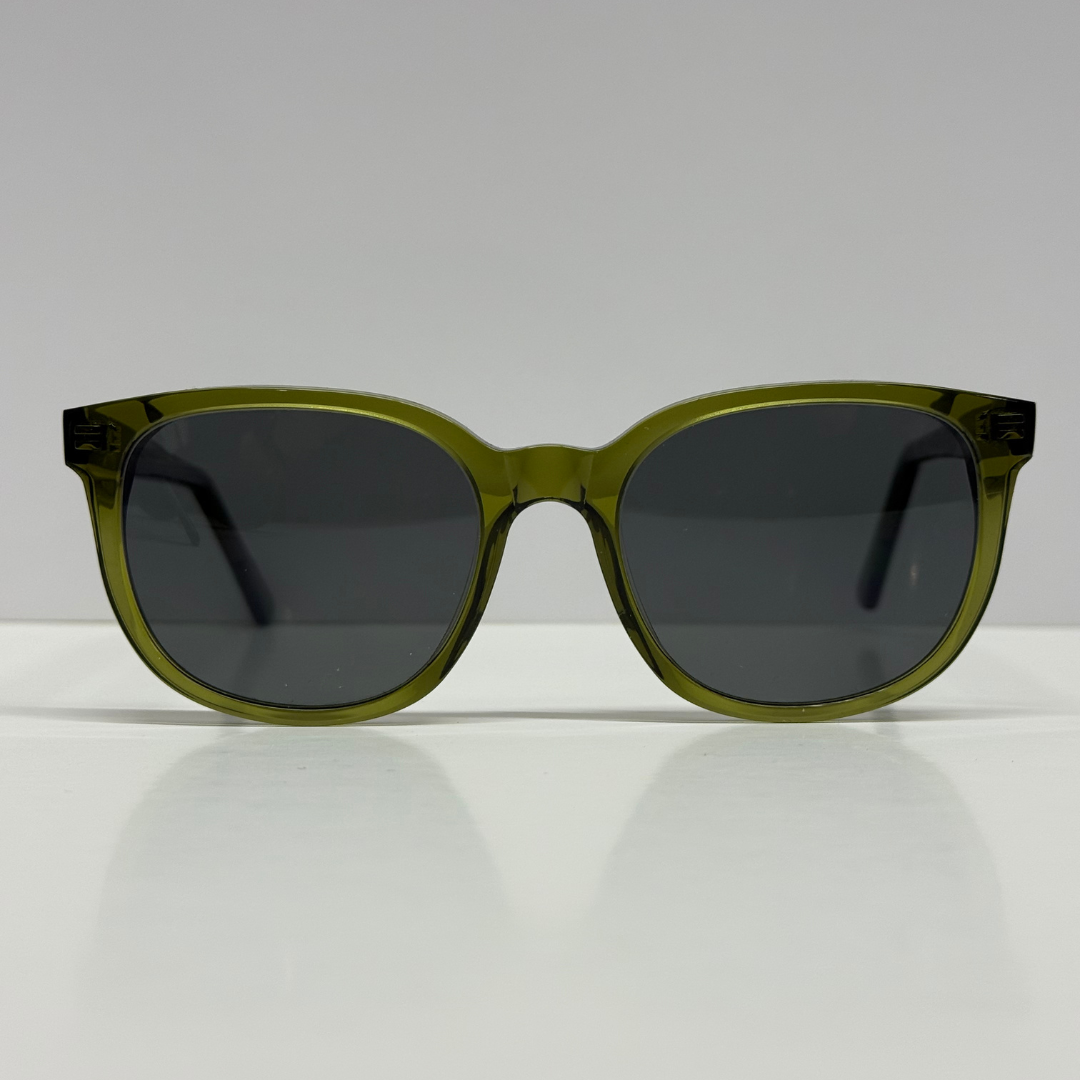 Mk. 1 Olive Green- Silver Lenses