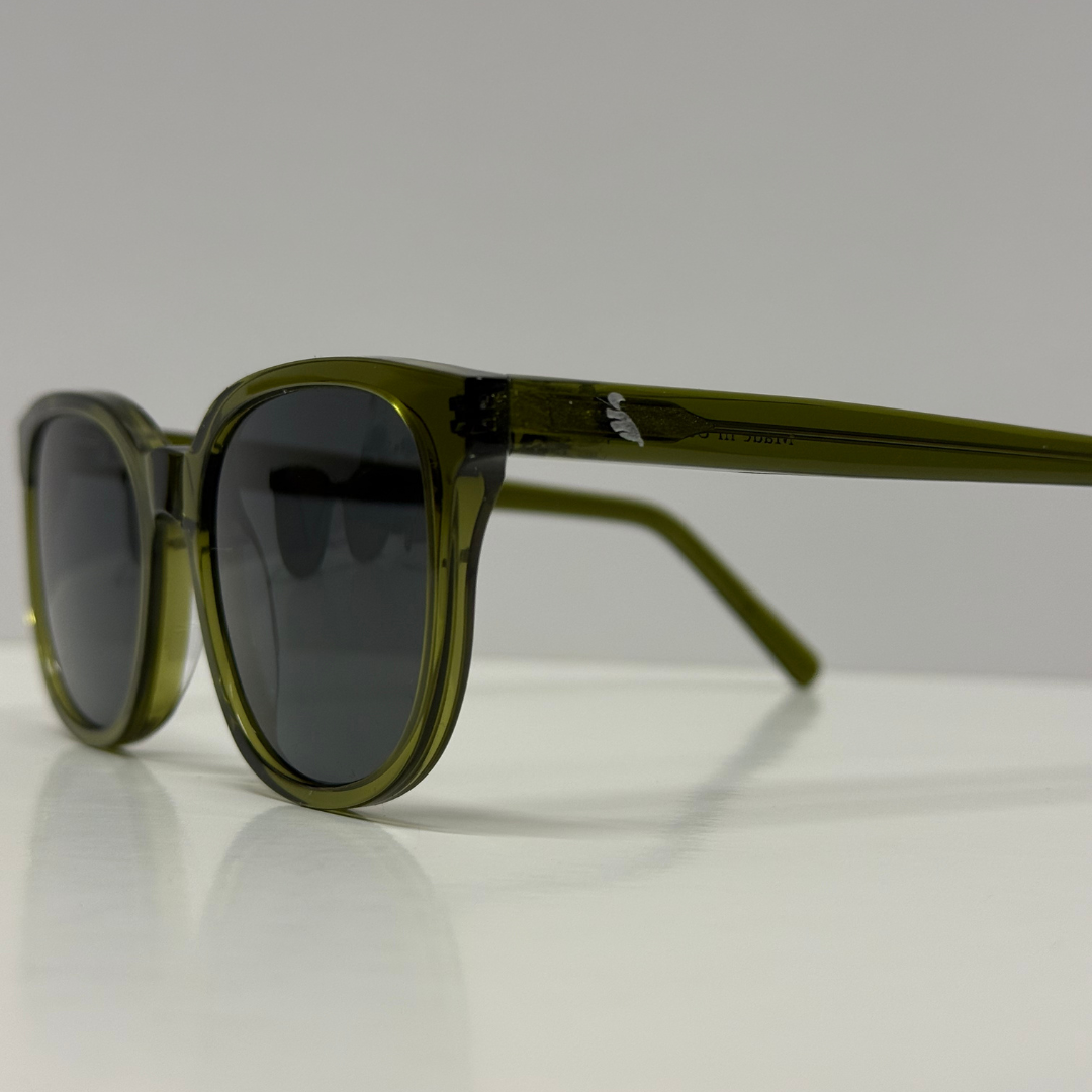 Mk. 1 Olive Green- Silver Lenses