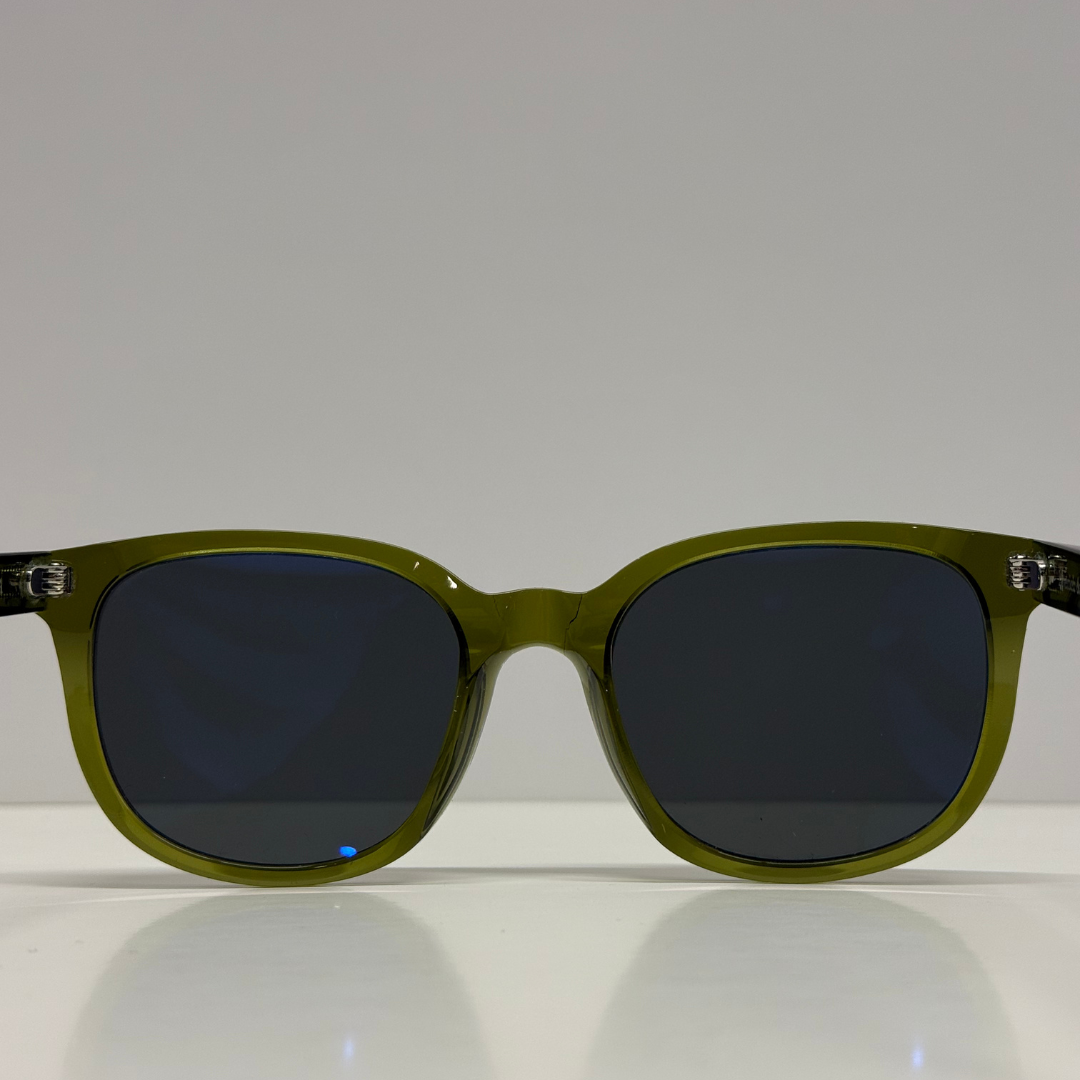 Mk. 1 Olive Green- Silver Lenses