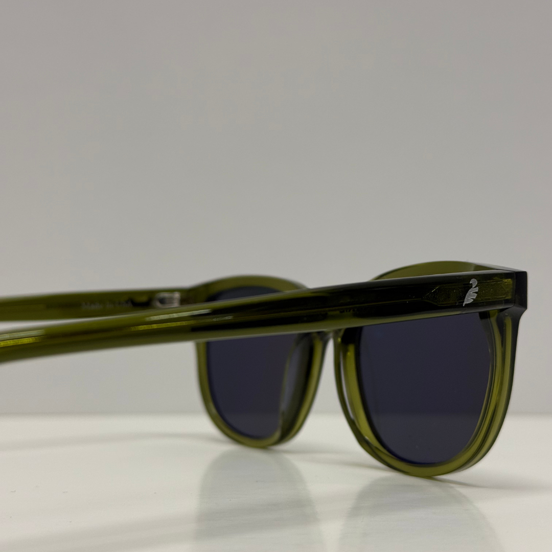 Mk. 1 Olive Green- Silver Lenses