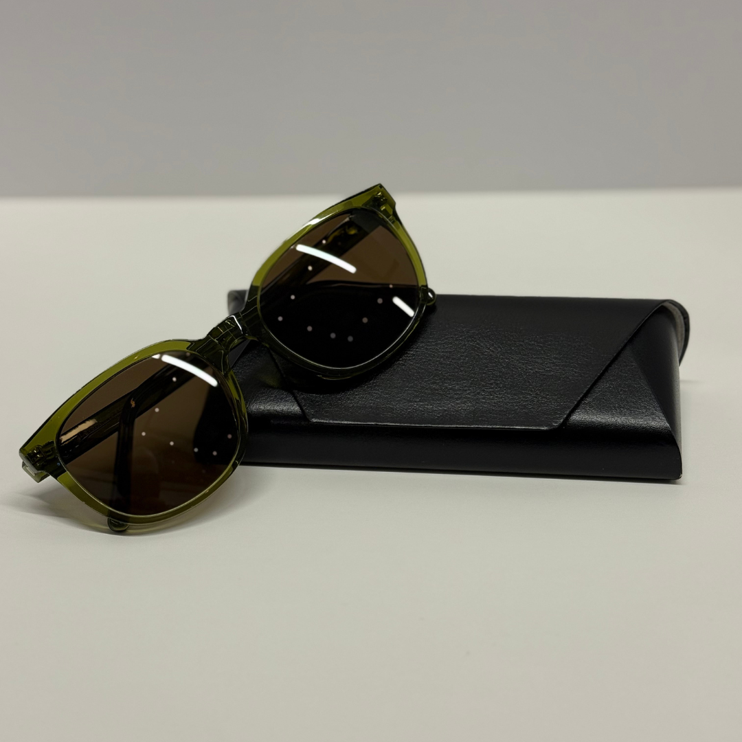 Mk. 1 Olive Green- Silver Lenses