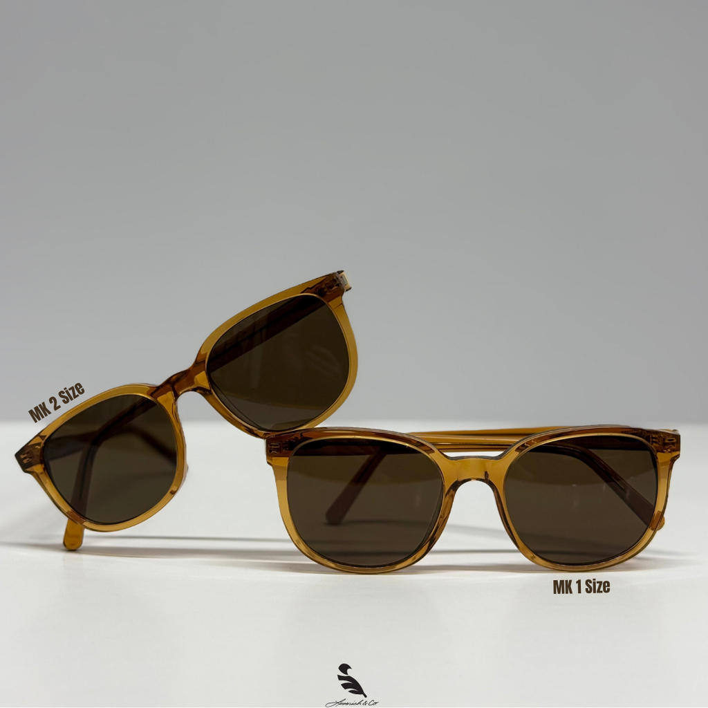 Mk. 1 Olive Green- Silver Lenses